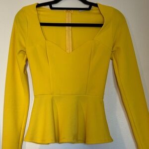 Long Sleeve Ruffle Top